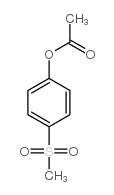 4-ACETOXYPHENYL METHYL SULFONE Structure