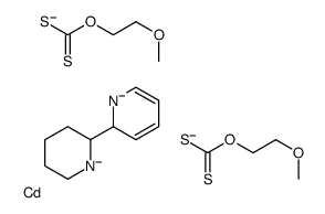 cadmium,2-methoxyethoxymethanedithioate,2-piperidin-1-id-2-yl-2H-pyridin-1-ide结构式