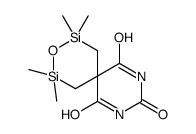 2,2,4,4-tetramethyl-3-oxa-8,10-diaza-2,4-disilaspiro[5.5]undecane-7,9,11-trione结构式