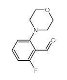 2-(N-吗啉)-6-氟苯甲醛结构式