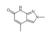 2,4-dimethyl-2H-pyrazolo[3,4-b]pyridin-6(7H)-one结构式