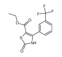 2,3-DIHYDRO-2-OXO-4-[3-(TRIFLUOROMETHYL)PHENYL]-5-THIAZOLECARBOXYLIC ACID ETHYL ESTER structure