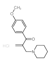 2-Propen-1-one,1-(4-methoxyphenyl)-2-(1-piperidinylmethyl)-, hydrochloride (1:1) picture