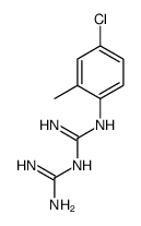 2-(4-chloro-2-methylphenyl)-1-(diaminomethylidene)guanidine Structure