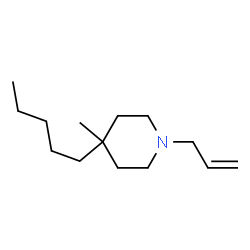 4-Pipecoline,1-allyl-4-pentyl-(8CI) structure