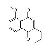 5-methoxy-2-propylnaphthalene-1,4-dione结构式