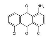 1-amino-4,5-dichloroanthracene-9,10-dione Structure