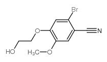 2-Bromo-4-(2-hydroxyethoxy)-5-methoxybenzonitrile picture