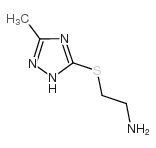 2-(5-甲基-2H-[1,2,4]噻唑-3-磺酰基)-乙胺结构式