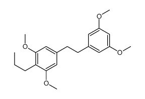 5-[2-(3,5-dimethoxyphenyl)ethyl]-1,3-dimethoxy-2-propylbenzene结构式