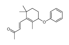 4-(2,6,6-trimethyl-3-phenoxycyclohexen-1-yl)but-3-en-2-one Structure