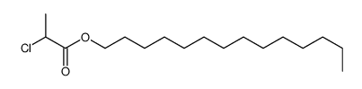 tetradecyl 2-chloropropanoate Structure