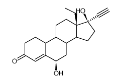 6α-羟基炔诺孕酮结构式