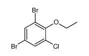 1,5-Dibromo-3-chloro-2-ethoxybenzene structure