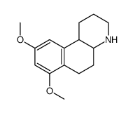 (4aS,10bR)-7,9-dimethoxy-1,2,3,4,4a,5,6,10b-octahydrobenzo[f]quinoline结构式