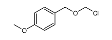 1-[(chloromethoxy)methyl]-4-methoxybenzene Structure