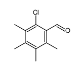 2-chloro-3,4,5,6-tetramethylbenzaldehyde Structure