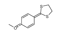 [4-(1,3-dithiolan-2-ylidene)cyclohexa-2,5-dien-1-ylidene]-methyloxidanium Structure