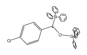 4-Cl-PhC(OGePh3)SiPh3 Structure