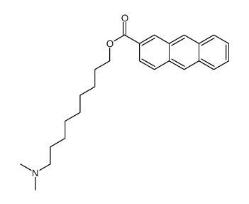 9-(dimethylamino)nonyl anthracene-2-carboxylate结构式