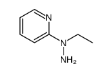 Pyridine, 2-(1-ethylhydrazinyl) Structure