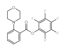 Perfluorophenyl 2-morpholinobenzoate structure