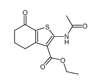 ethyl 2-(acetylamino)-7-oxo-4,5,6,7-tetrahydro-1-benzothiophene-3-carboxylate图片