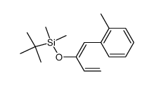 tert-butyl-{[1-(2-methylbenzylidene)prop-2-en-1-yl]oxy}dimethylsilane Structure