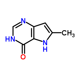 4H-Pyrrolo[3,2-d]pyrimidin-4-one,2-amino-1,5-dihydro- (9CI) picture