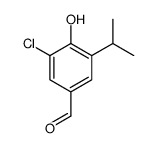 3-chloro-4-hydroxy-5-(isopropyl)benzaldehyde结构式