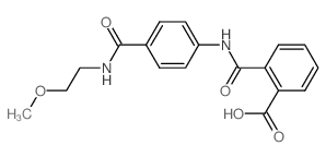 2-[(4-{[(2-Methoxyethyl)amino]carbonyl}anilino)-carbonyl]benzoic acid picture