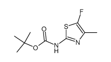 tert-butyl (5-fluoro-4-methylthiazol-2-yl)carbamate Structure