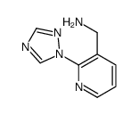 [2-(1,2,4-triazol-1-yl)pyridin-3-yl]methanamine structure