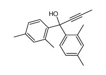 1,1-bis(2,4-dimethylphenyl)-2-butyn-1-ol结构式