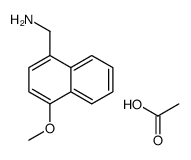 (4-methoxynaphthalen-1-yl)methylazanium,acetate结构式