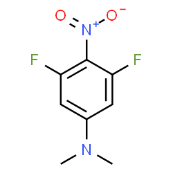 3,5-Difluoro-N,N-dimethyl-4-nitroaniline Structure