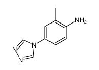 4-(4-Amino-3-methylphenyl)-1,2,4-triazole Structure