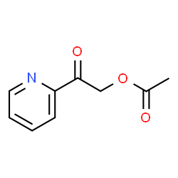 2-氧代-2-(2-吡啶基)乙基乙酸酯结构式