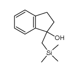 1-((trimethylsilyl)methyl)-2,3-dihydro-1H-inden-1-ol Structure