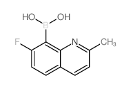 7-氟-2-甲基喹啉-8-硼酸图片