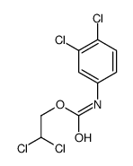 2,2-dichloroethyl N-(3,4-dichlorophenyl)carbamate结构式