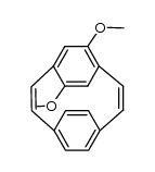 (2Z,5Z)-12,15-dimethoxy-1,4(1,4)-dibenzenacyclohexaphane-2,5-diene结构式