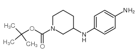 3-(4-amino-phenylamino)- piperidine-1-carboxylic acid tert-butyl ester Structure