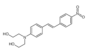 2-[N-(2-hydroxyethyl)-4-[2-(4-nitrophenyl)ethenyl]anilino]ethanol Structure