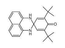 2,3-Dihydroperimidine-2-spiro-1'(3,5-di-tert-butyl-2,5-cyclohexadien-4-one) Structure