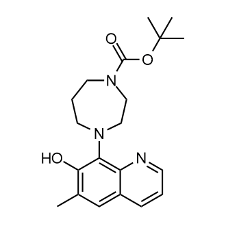 4-(7-羟基-6-甲基喹啉-8-基)-1,4-二氮杂-1-羧酸叔丁酯图片