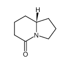 (-)-(8aR)-octahydro-5-indolizinone结构式