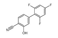 2-hydroxy-4-(2,4,6-trifluorophenyl)benzonitrile结构式