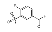 4-fluoro-3-(fluorosulfonyl)benzoyl fluoride结构式