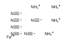 tetraazanium,iron(2+),hexacyanide结构式